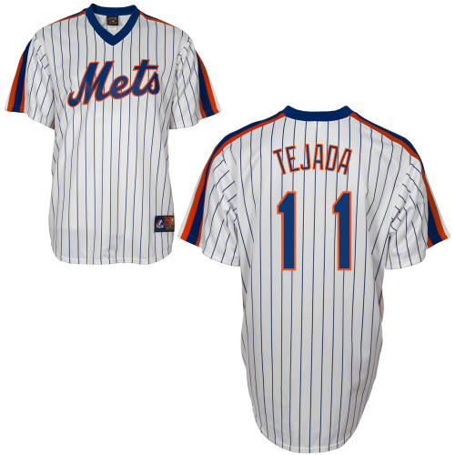 Ruben Tejada #11 MLB Jersey-New York Mets Men's Authentic Home Alumni Association Baseball Jersey